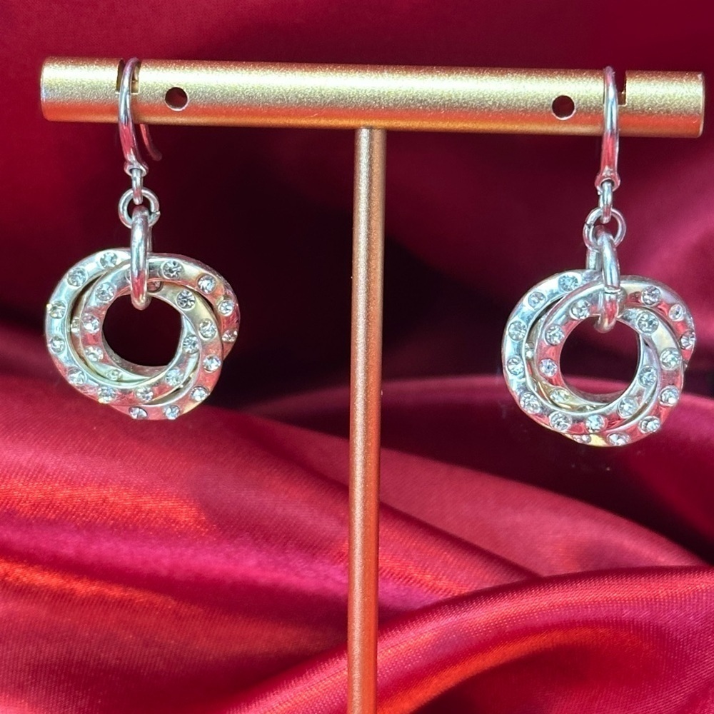 Elegant Silver Hoop Earrings